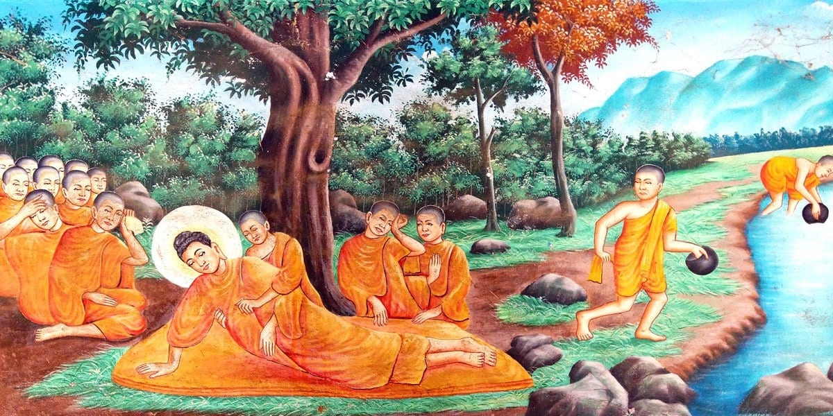 death of buddha