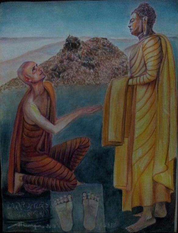 buddha and kassapa